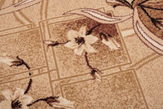 Vloerkleed Atlas Beige Bruin Klassiek Gebloemd