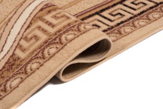 Vloerkleed Atlas Beige Bruin Klassiek Gebloemd