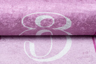 Vloerkleed Emma Kinderkamer Roze Hinkelen Antlislip