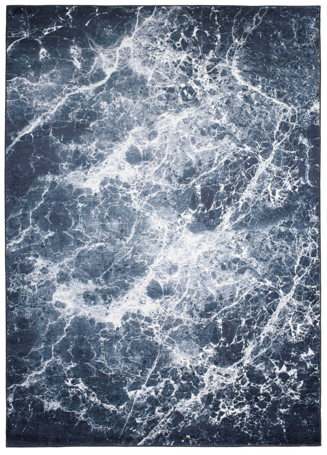 Vloerkleed Toscana Grijs Marineblauw Licht Marmer