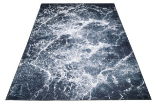 Vloerkleed Toscana Grijs Marineblauw Licht Marmer