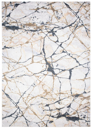 Vloerkleed Toscana Beige Gouden Zwart Marmer