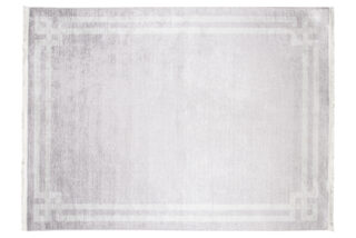 Vloerkleed Toscana Kwastjes Licht Grijs Frame