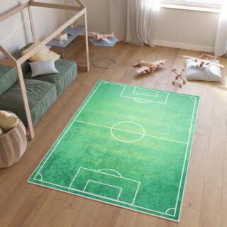 Vloerkleed Emma Antislip Wasbaar Groen Veld