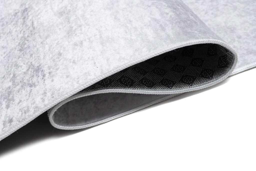 Vloerkleed Emma Kinderkamer Grijs Meisje Beer Antislip