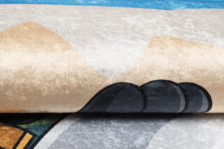 Vloerkleed Emma Antislip Wasbaar Panda Piraat