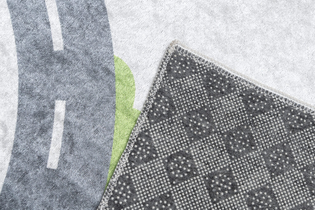 Vloerkleed Emma Antislip Wasbaar Grijs Bouw Straat