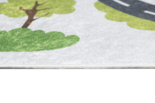 Vloerkleed Emma Antislip Wasbaar Grijs Bouw Straat