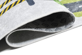 Vloerkleed Emma Antislip Wasbaar Grijs Bouw Straat