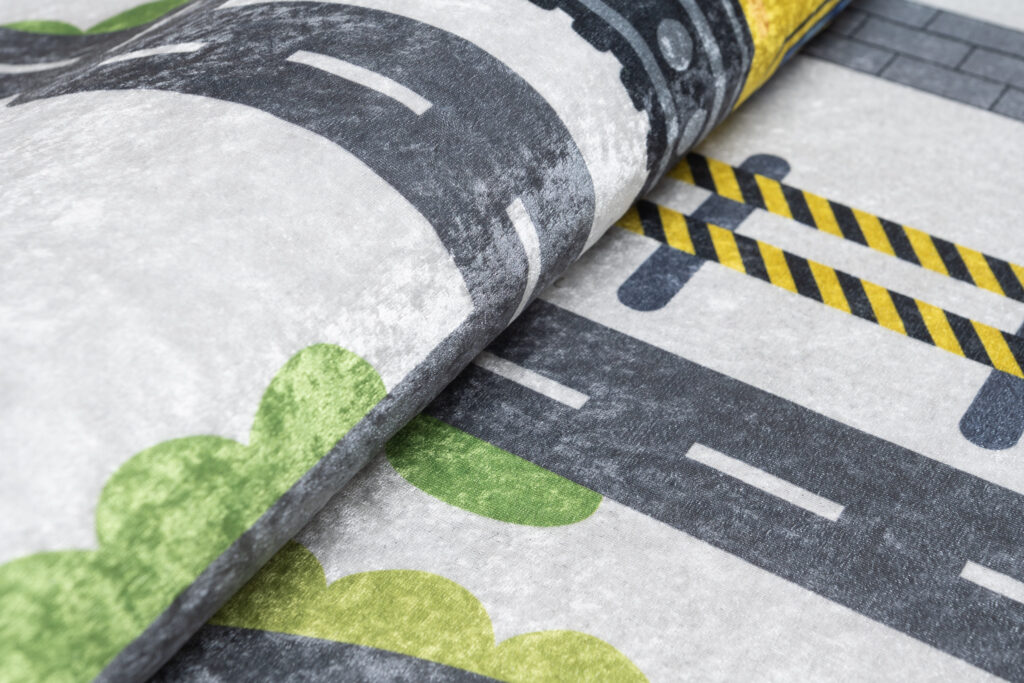 Vloerkleed Emma Antislip Wasbaar Grijs Bouw Straat