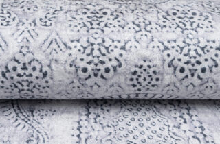 Vloerkleed Victoria Grijs Gewreven Ornamenten Antislip
