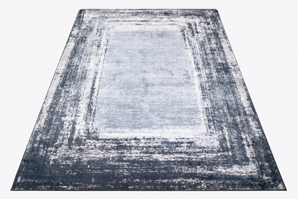 Vloerkleed Toscana Gewreven Grijs Blauw Antislip