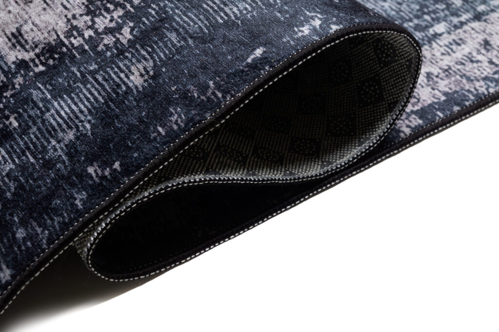 Vloerkleed Toscana Gewreven Grijs Blauw Antislip