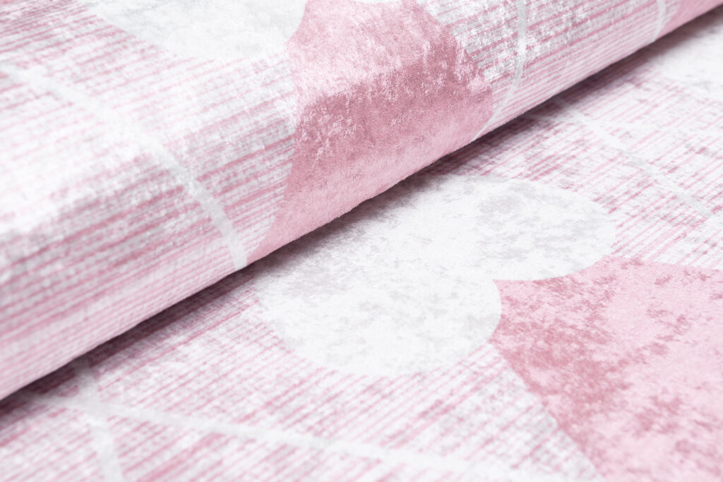 Vloerkleed Emma Antislip Wasbaar Roze Harten