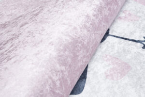 Vloerkleed Emma Kinderkamer Roze Panda Antislip