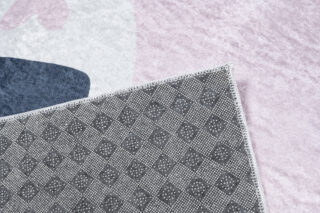 Vloerkleed Emma Kinderkamer Roze Panda Antislip