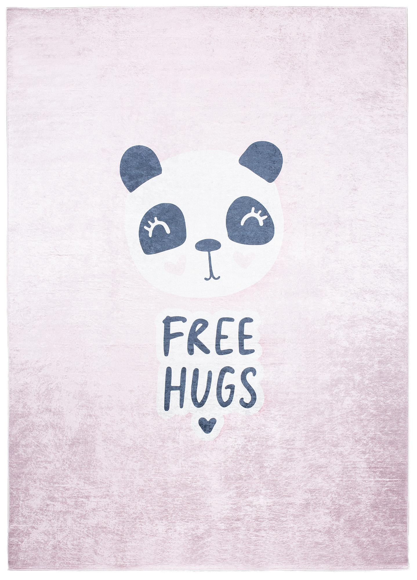 Vloerkleed Emma Kinderkamer Roze Panda Antislip