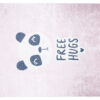 Vloerkleed Emma Kinderkamer Roze Panda Antislip