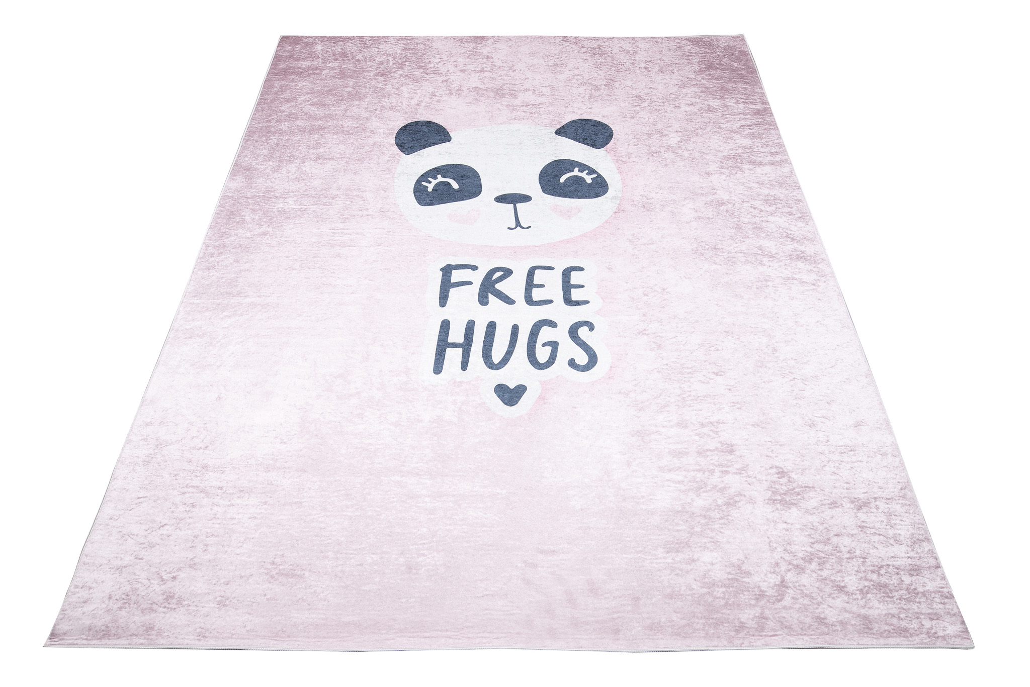 Vloerkleed Emma Kinderkamer Roze Panda Antislip
