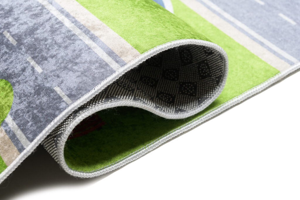 Vloerkleed Emma Kinderkamer Groen Stad Antislip