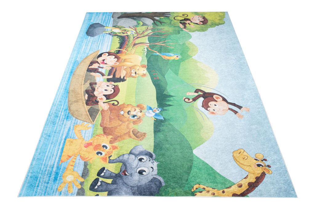 Vloerkleed Emma Antislip Wasbaar Safari Rivier
