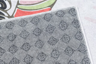 Vloerkleed Emma Kinderkamer Grijs Meisje Hond Antislip