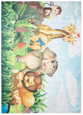 Vloerkleed Emma Antislip Wasbaar Safari Weide