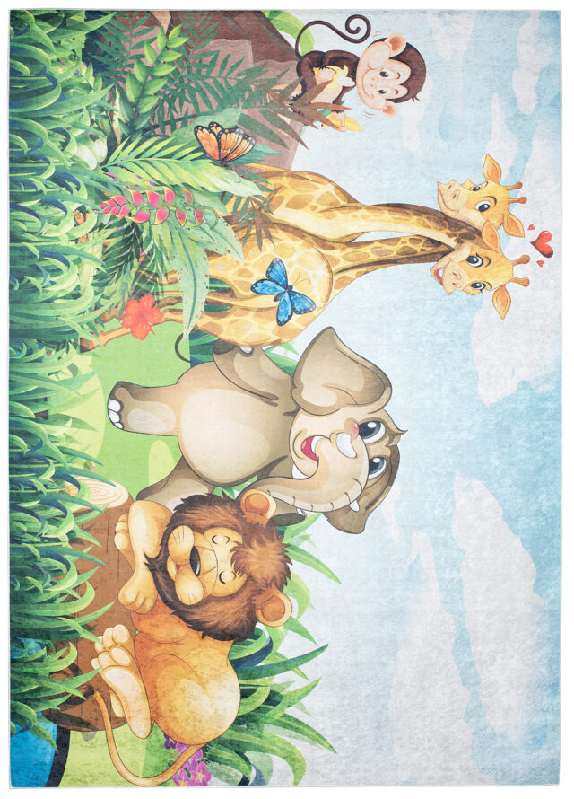 Vloerkleed Emma Antislip Wasbaar Safari Weide