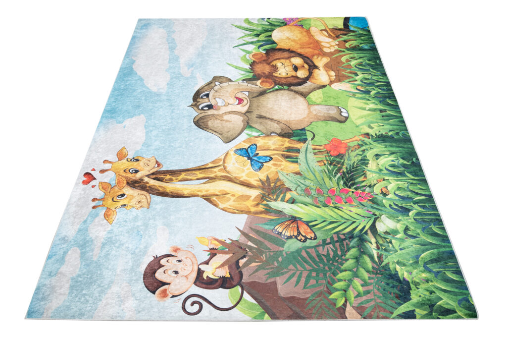 Vloerkleed Emma Antislip Wasbaar Safari Weide