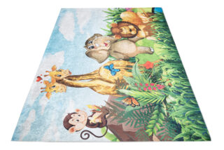 Vloerkleed Emma Antislip Wasbaar Safari Weide