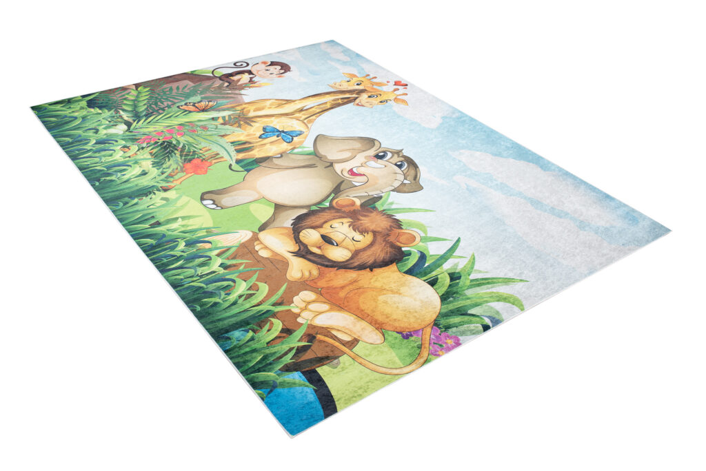 Vloerkleed Emma Antislip Wasbaar Safari Weide