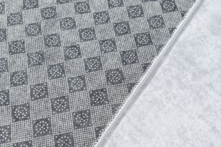 Vloerkleed Emma Kinderkamer Grijs Blauw Hinkelen Antislip