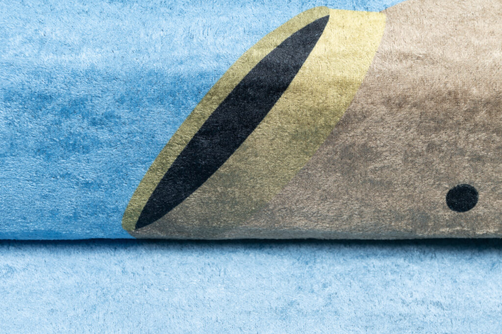 Vloerkleed Emma Kinderkamer Blauw Heelal Planeten Antislip