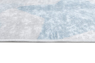 Vloerkleed Emma Kinderkamer Licht Blauw Sterren Antislip