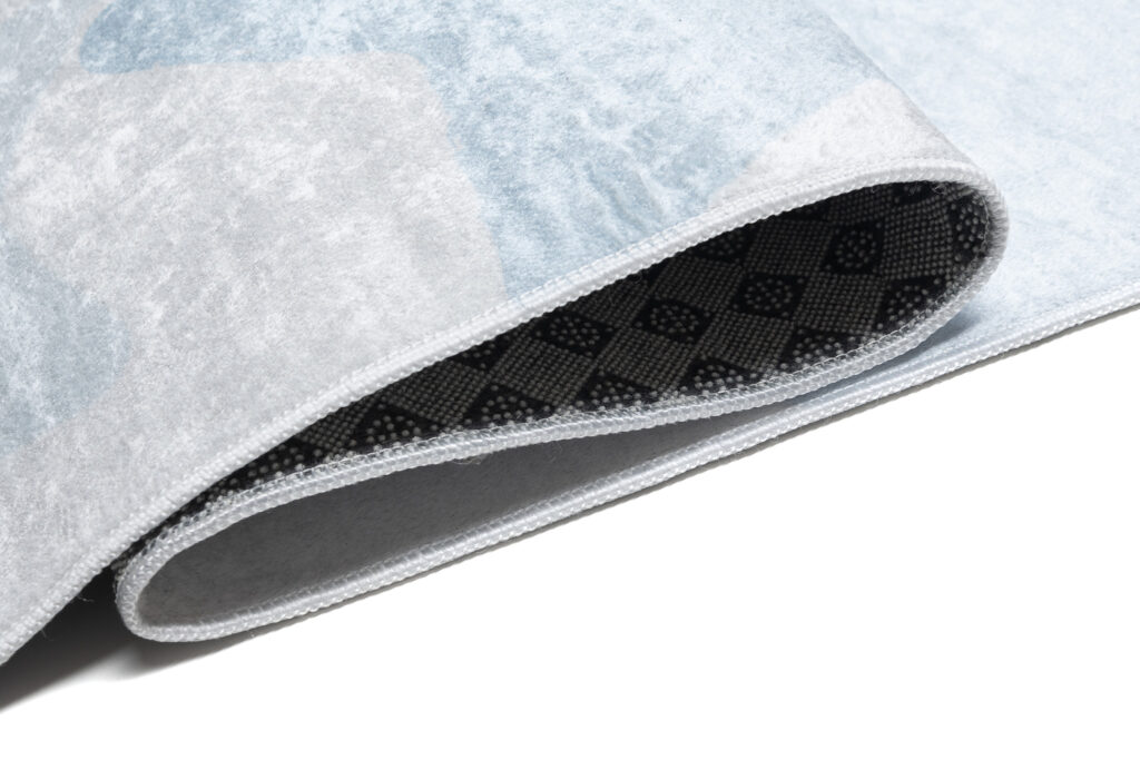 Vloerkleed Emma Kinderkamer Licht Blauw Sterren Antislip