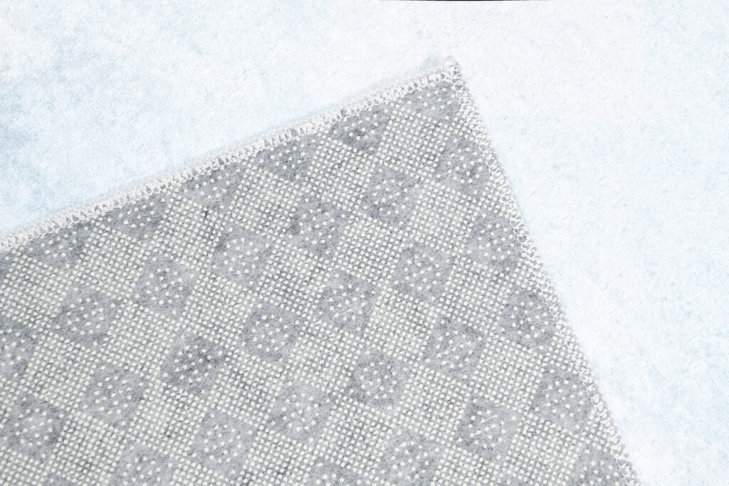 Vloerkleed Emma Antislip Wasbaar Blauw Panda