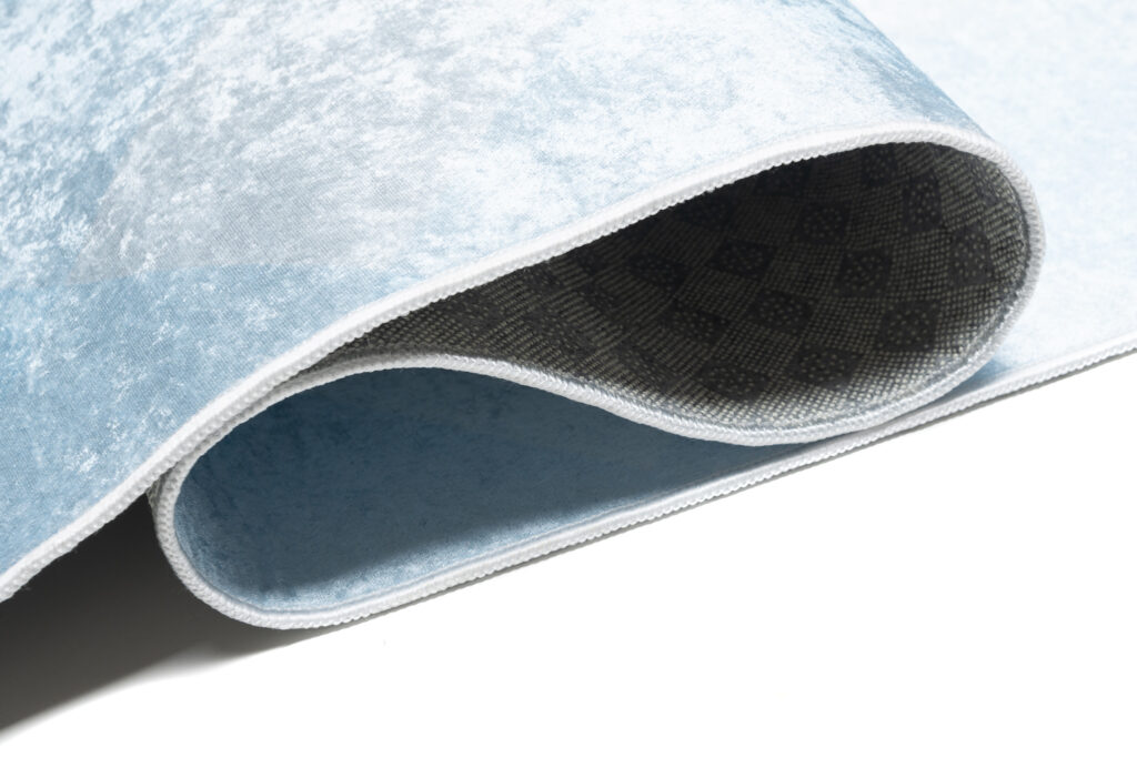 Vloerkleed Emma Antislip Wasbaar Blauw Panda