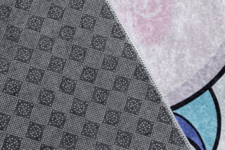 Vloerkleed Emma Kinderkamer Grijs Eenhoorn Antislip