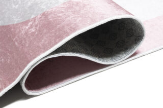 Vloerkleed Emma Antislip Wasbaar Roze Panda
