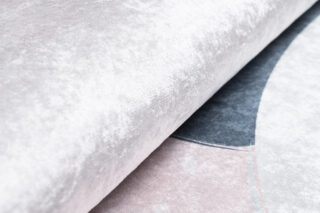 Vloerkleed Emma Antislip Wasbaar Roze Panda