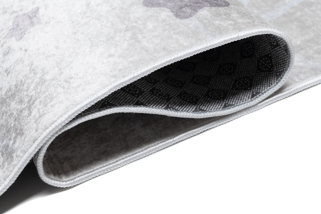 Vloerkleed Emma Kinderkamer Grijs Olifant Maan Antislip