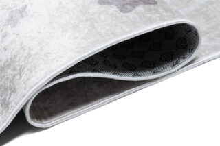 Vloerkleed Emma Kinderkamer Grijs Olifant Maan Antislip
