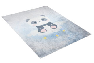 Vloerkleed Emma Grijs Blauw Panda Antislip