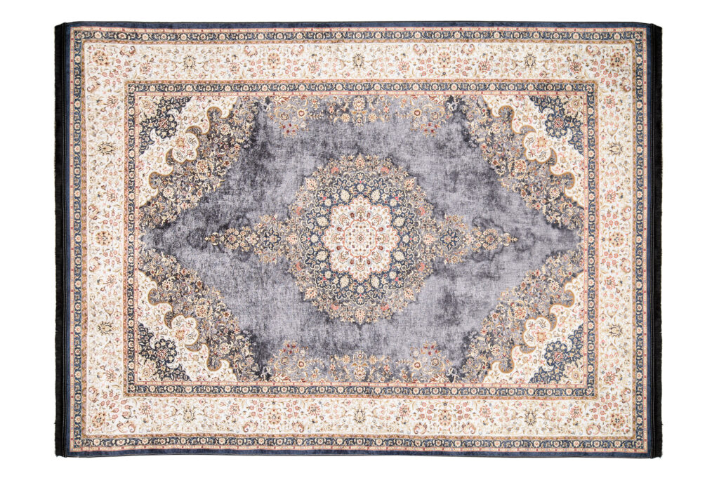 Vloerkleed Victoria Kwastjes Traditioneel Grijs Beige