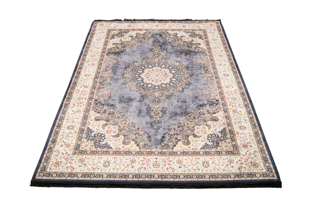 Vloerkleed Victoria Kwastjes Traditioneel Grijs Beige
