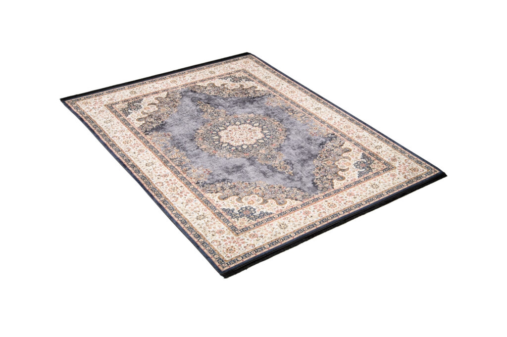 Vloerkleed Victoria Kwastjes Traditioneel Grijs Beige
