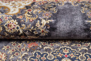 Vloerkleed Victoria Kwastjes Traditioneel Grijs Beige