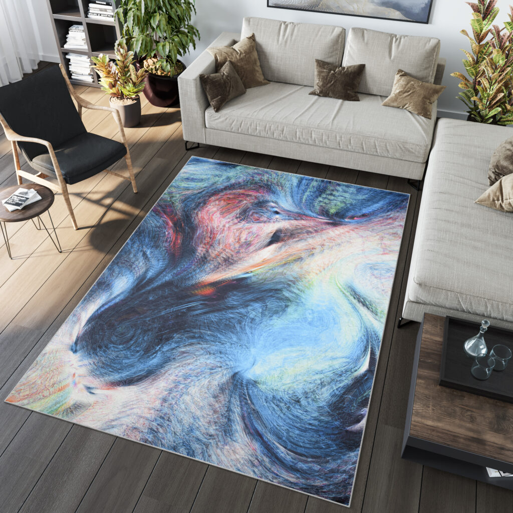 Vloerkleed Toscana Abstract Veelkleurig Antislip