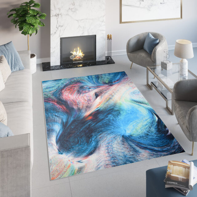 Vloerkleed Toscana Abstract Veelkleurig Antislip