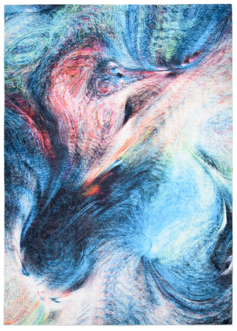 Vloerkleed Toscana Abstract Neon Antislip